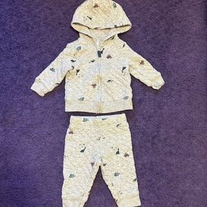 Carter's - Dinosaur pant and hooded zip up set - Size 6 Months